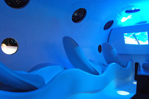 Spaceship Two interior